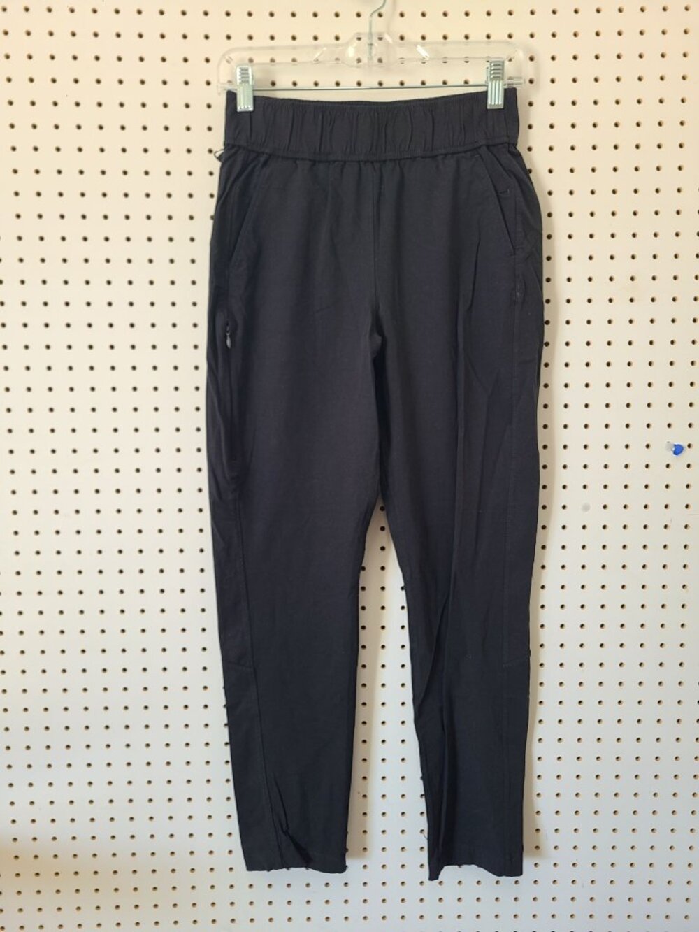 Alder Open Air Black Pants With Elastic Waistband & Pockets Size M Made In Indon